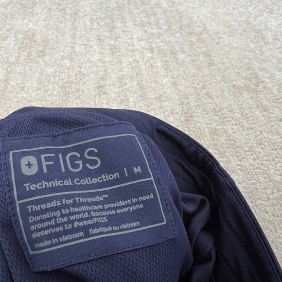 Figs FREEx Zamora Navy Blue Joggers Scrub Pants M - Picture 2 of 9